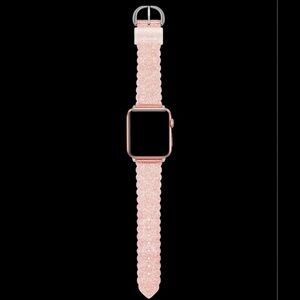 Kate Spade- Chic Pink Glitter Scalloped Band.